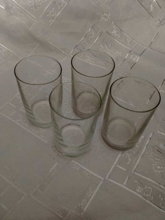 Szklanki literatki 4 szt -PRL