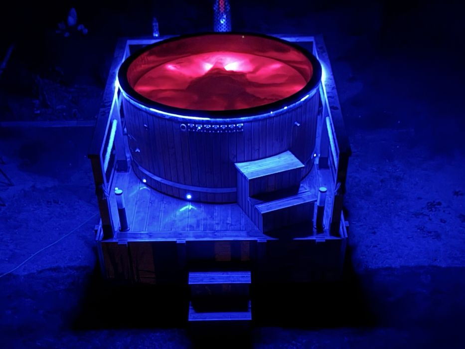 Wypasiona najwieksza Mobilna Balia Bania Jacuzzi! 8-10 osób! Masaże!