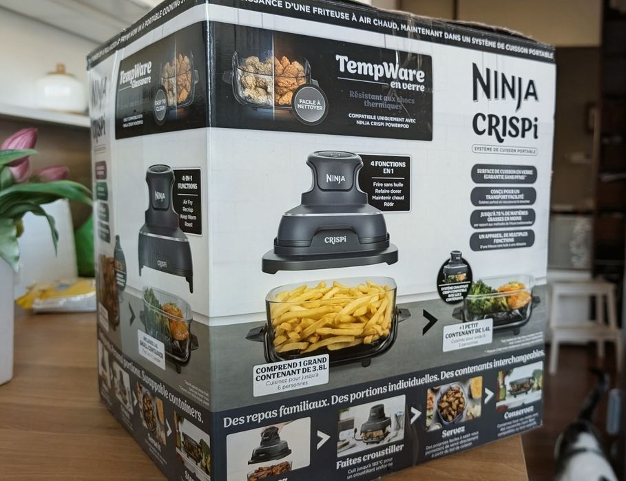 Air Frayer OKAZJA ! Ninja CRISPi Przenośny szklany 4 w 1