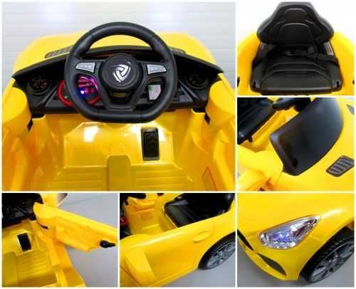 Auto na akumulator Autko dla dzieci CABRIO żółte Samochód Pojazd RATY!