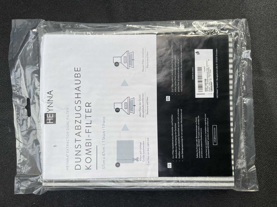 podwójny filtr kombi do okapu wyciągowego