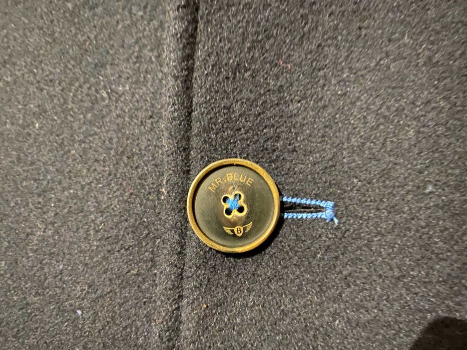 Sobretudo Azul usado, como novo - Mr. Blue