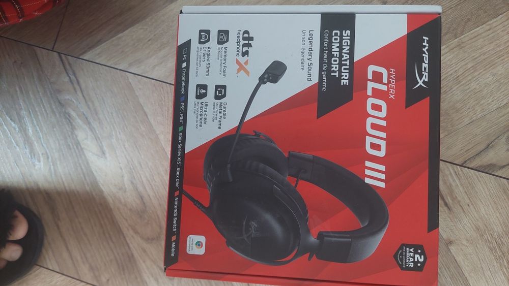 Ігрові навушники HyperX Cloud III Black (Оригінал)