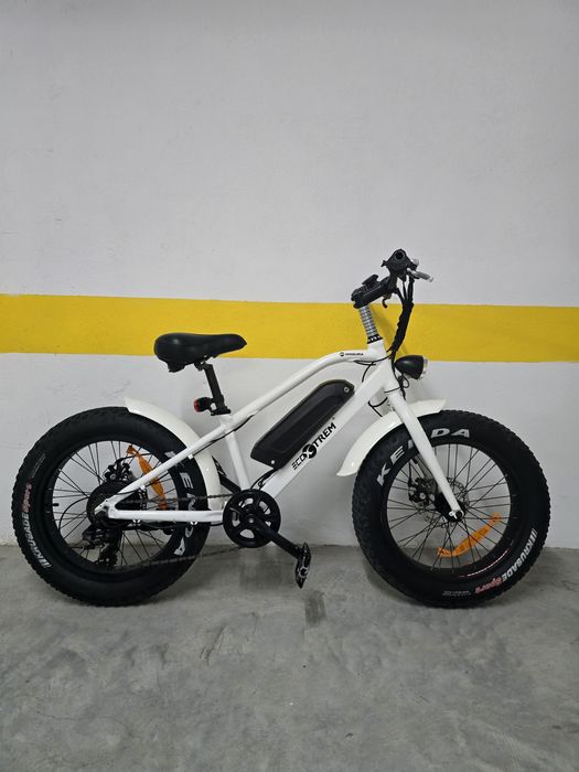 Bicicleta elétrica EcoXtrem Fat Bike 20” – bateria removível, autonomi
