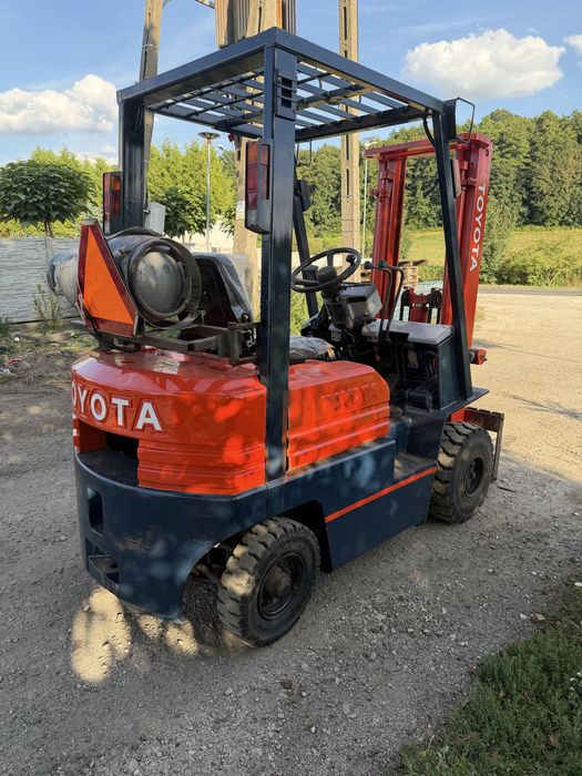 Wozek widlowy Toyota 6FG18 duplex benzyna gaz automat
