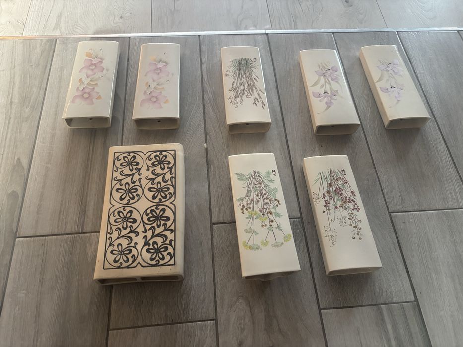 Nawilżacze ceramiczne na kaloryfer  / gliniane-  kwiaty