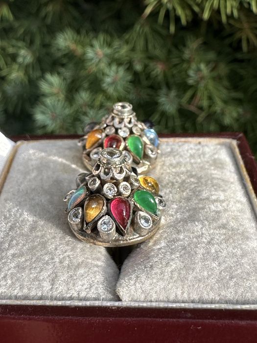 Антікварні пусети Thai Princesse Garem,14K