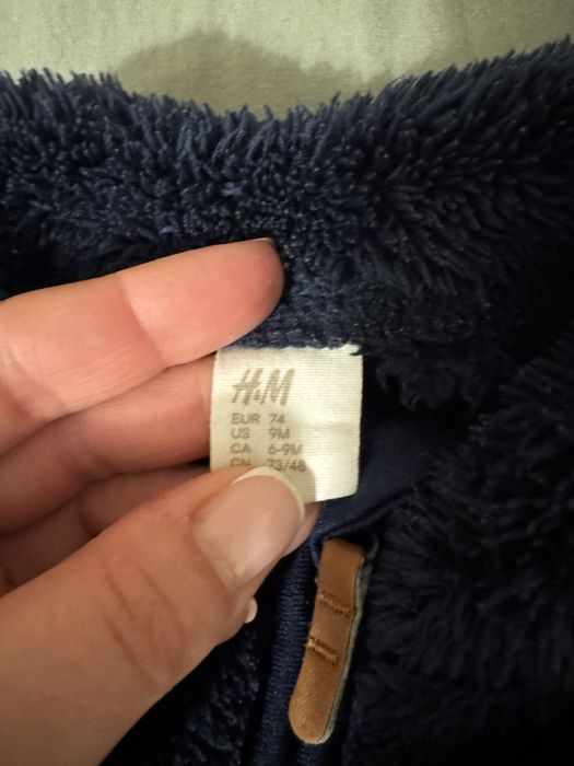 Ciepły polar rozm. 74 H&M
