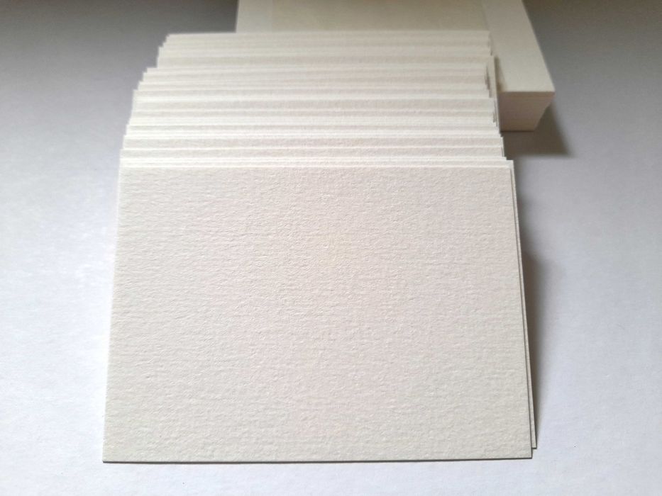 Lote de 35 cartões de aguarela para Aceo ATC Textura Horizontal