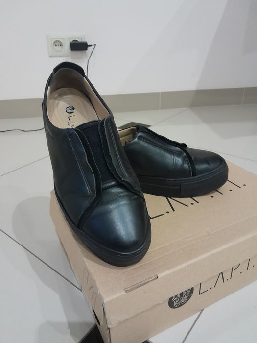 Шкіряні жіночі напівчеревики Lapti.