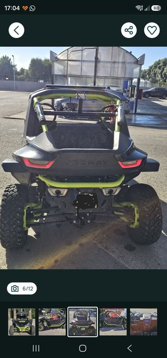 Ponteira escape ssv Segway Vallain 1000sx