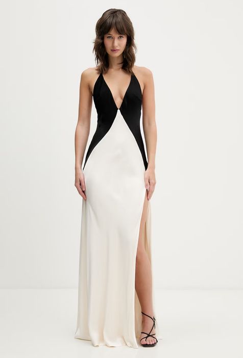 Сукня Bardot, Yve Contrast Halter Dress, довга, нова