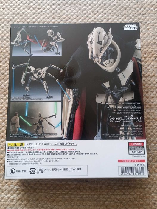 S.H. Figuarts General Grievous – Novo Selado – Tamashii Nations