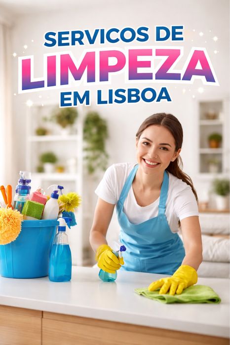 Serviço de limpeza 8€/h em Lisboa
