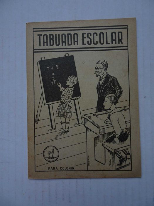 Antiga Tabuada Escolar 1949