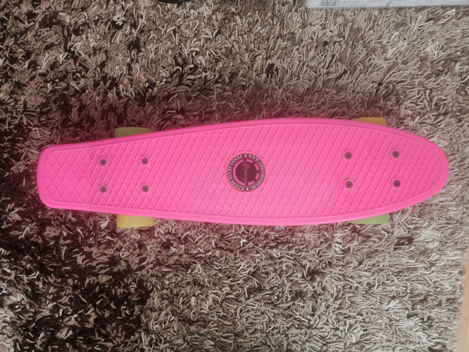 Скейт Amigo Penny Board 22 Розовый, пенні скейт борд
