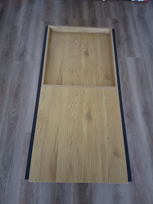 Mesa de centro  carvalho/preto  C100cm L50cm A40cm