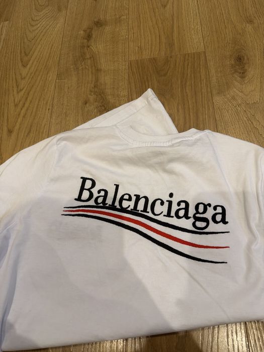 Bawelniana koszulka Balenciaga Tshirt balenciaga