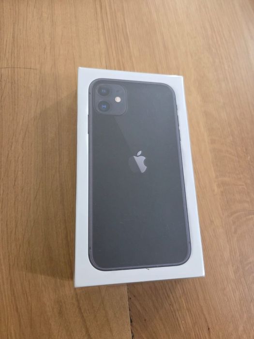 iPhone 11 nowy w folii, black, 64GB
