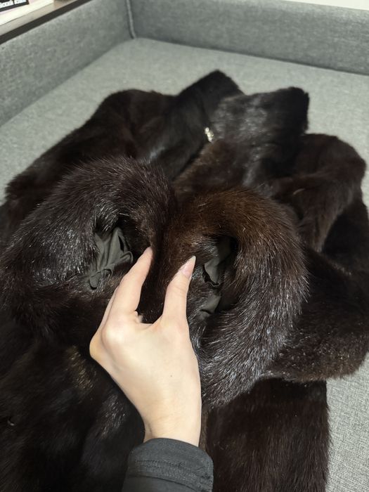 Норкова шуба Saga mink