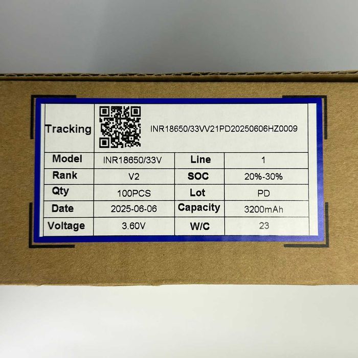 Акумулятор EVE 18650 33V 3.2Ah 3.6v Li-ion 3200 mAh