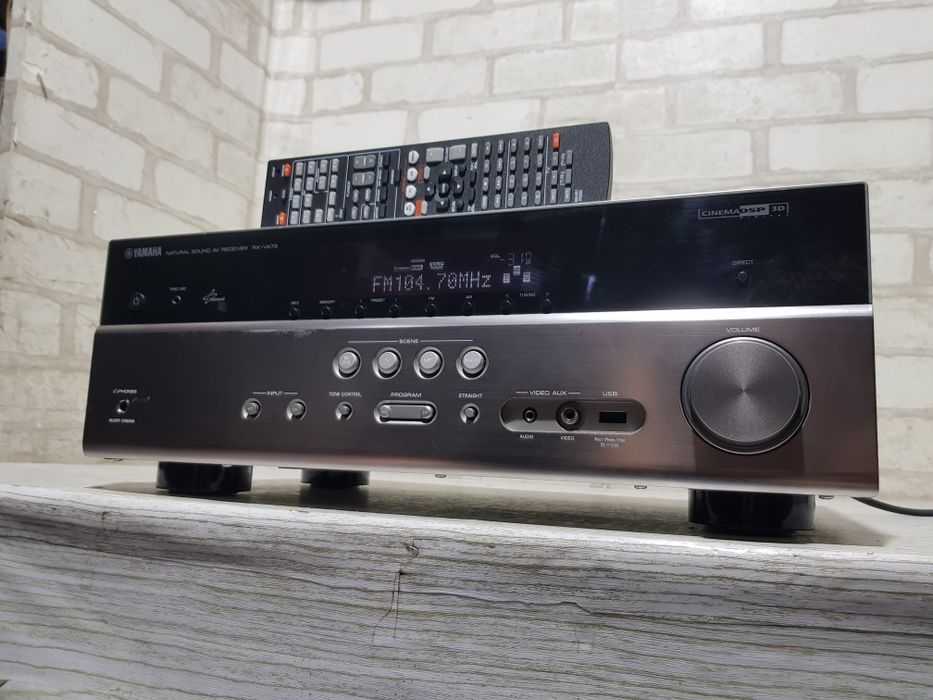 5.1 AV-ресивер Yamaha RX-V473 5×115Вт,AirPlay 4K USB HDMI DLNA