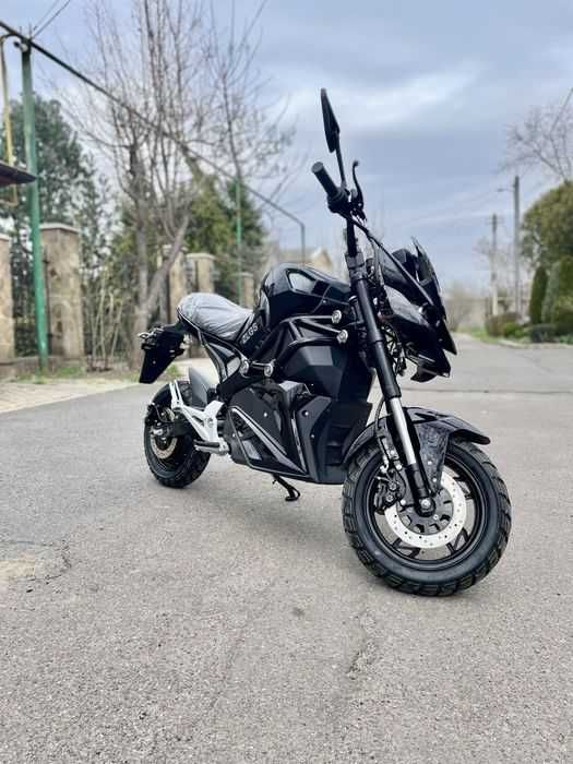 Електробайк PYTHON 2800Wt Права не треба Электро мотоцикл 2800W Black