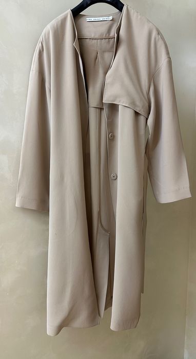 Other Stories бежевий легкий тренч плащ весняний базовий міді довгий L