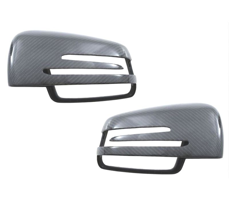 CAPAS DE ESPELHOS RETROVISORES CARBONO MERCEDES CLASSE A W176 B W246 C W204 E W212 S W221 CLA C117 GLK X204 GLA X156 06-18