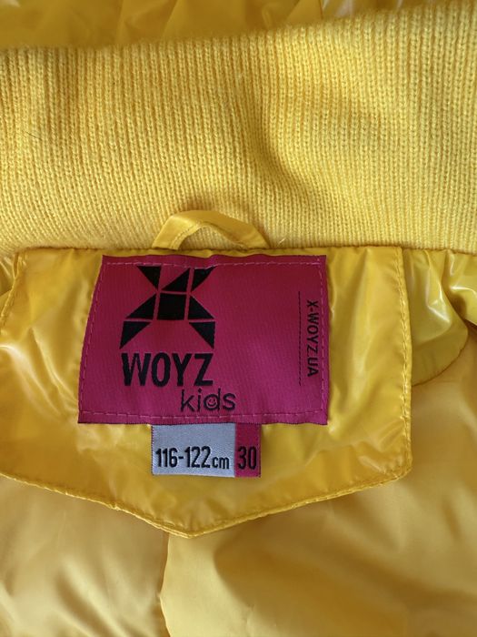 Куртка жовта зимова для дівчинки X-Woyz