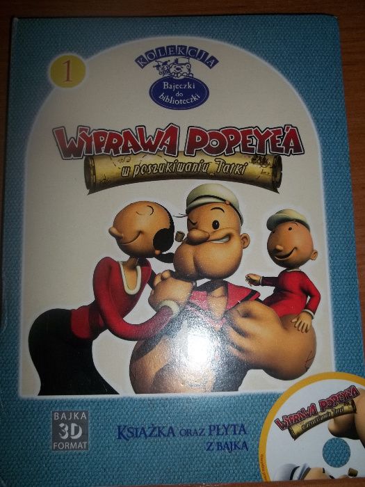 Bajka Wyprawa Popeye'a - silny od szpinaku Papaj szuka swego ojca