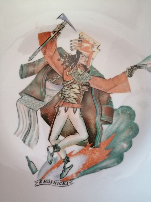 Tańce polskie porcelana Chodzież zbójnicki