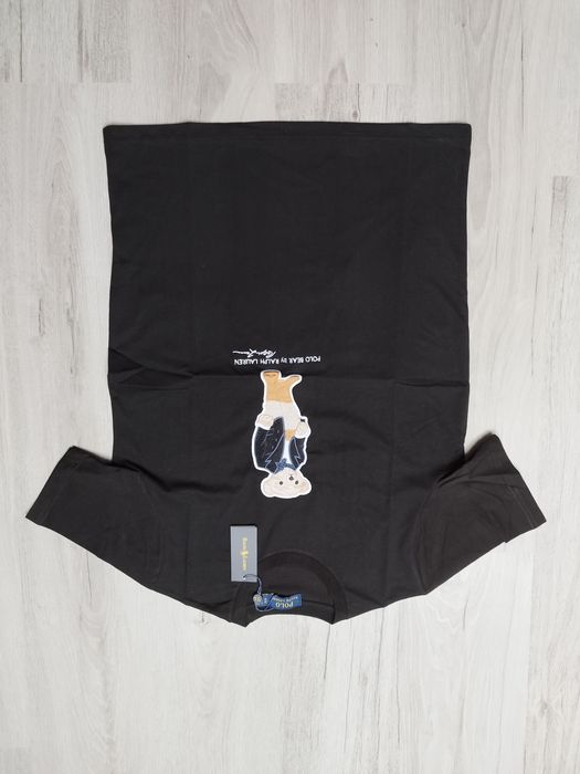Nowy T-shirt Polo Ralph Lauren M Czarny Miś