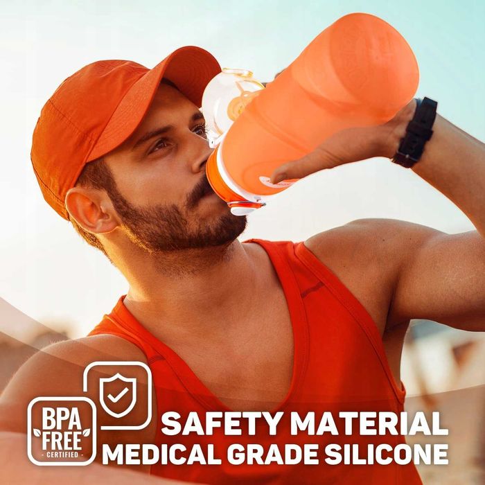 Silikonowa składana butelka bidon  750ML Kemier
