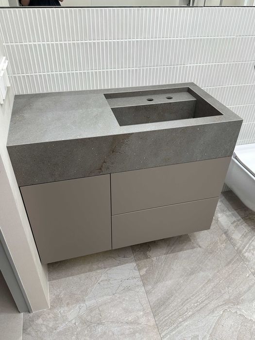 Дизайнерська раковина з керамограніту — INALCO Vint Gris Natural