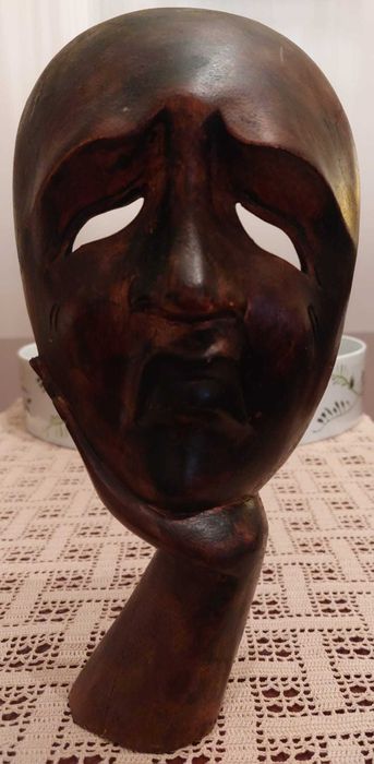 HANDICRAFT: Wooden Mask [25 cm]