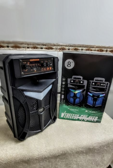 Блютуз колонка середнього розміру Ttd-8243  10 w