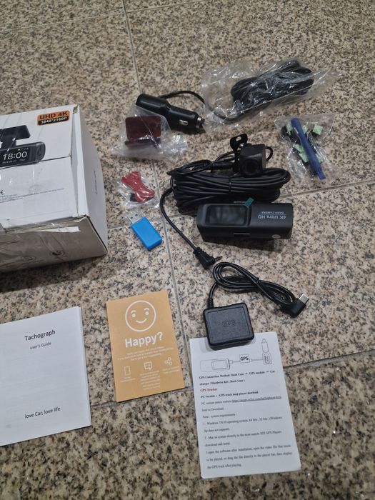Câmara de tablier (dash cam) com GPS localização do veículo