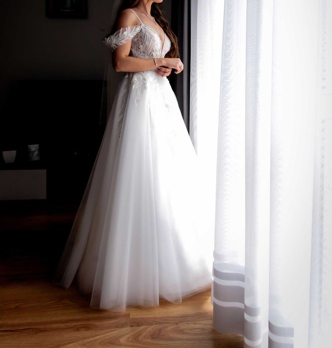 Suknia ślubna | literka A | s/xs