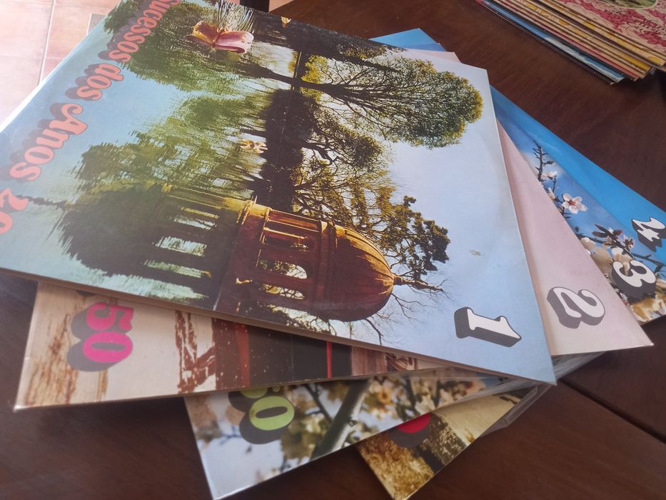 Discos de vinil antigos