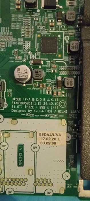 Placa principal/ Mainboard TV LG 43UK660...