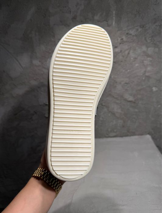 Rick Owens Low Strap Sneakers из черной кожи,кеды рик овенс