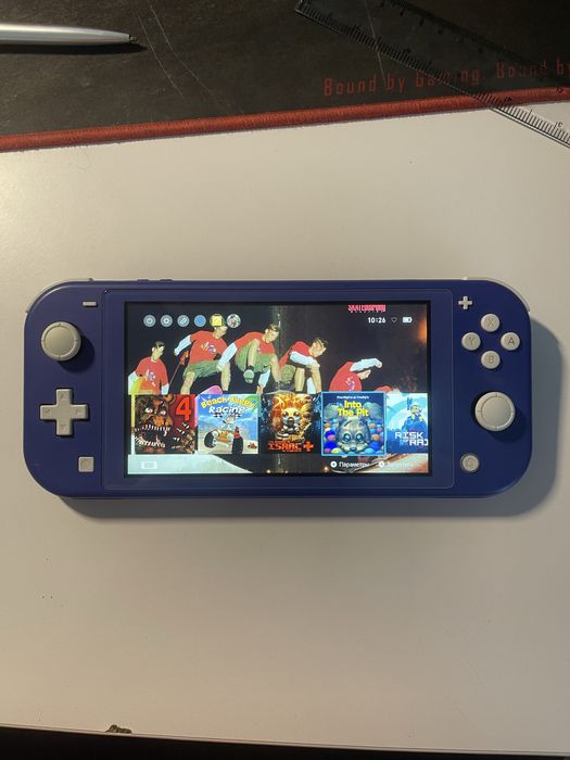 Nintendo switch lite 32+256гб синя
