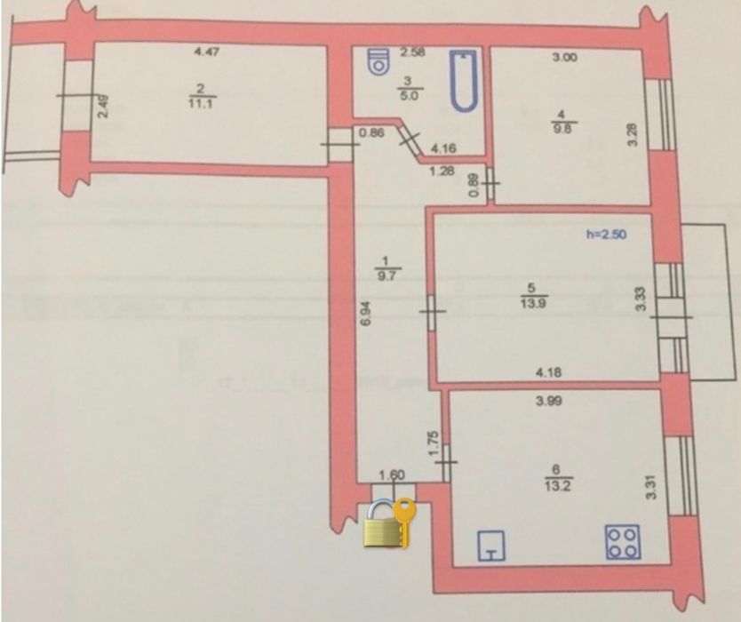 3-кімнатна квартира за адресою вул. Приморська (площа 68 м²) - Atlanta.ua - фото 23