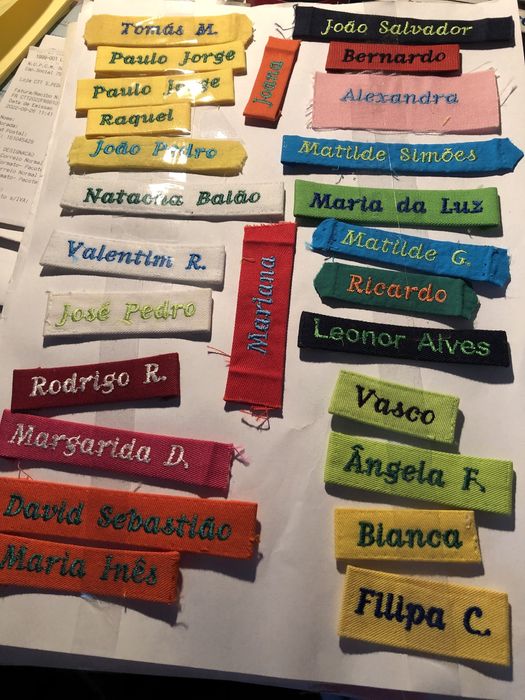 Nomes Bordados infantarios