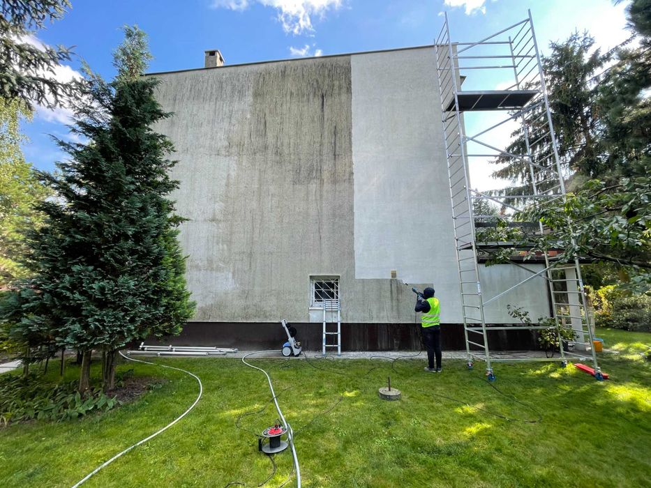 Naprawa i malowanie elewacji, Mycie, Renowacja, Malowanie ogrodzeń