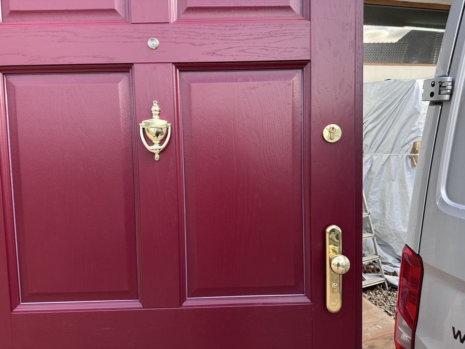 Drzwi zewnętrzne drewniane Amerykańskie Na wymiar montaż Cała Polska