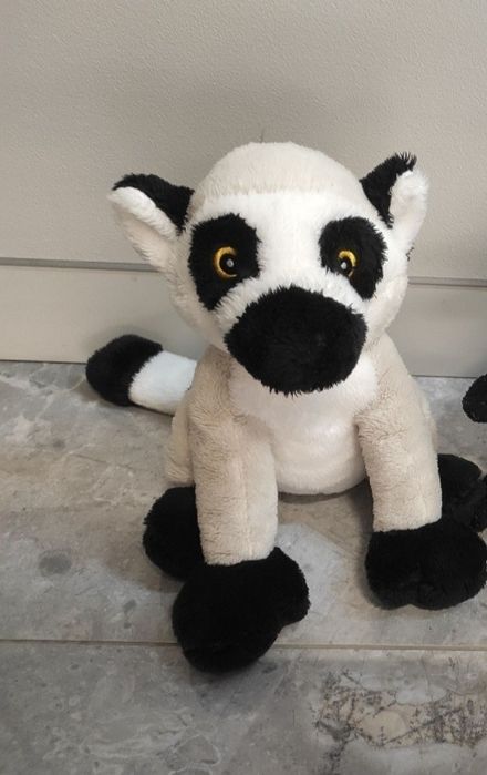 Іграшки м'які тварини лемур лама мавпа кіт лев