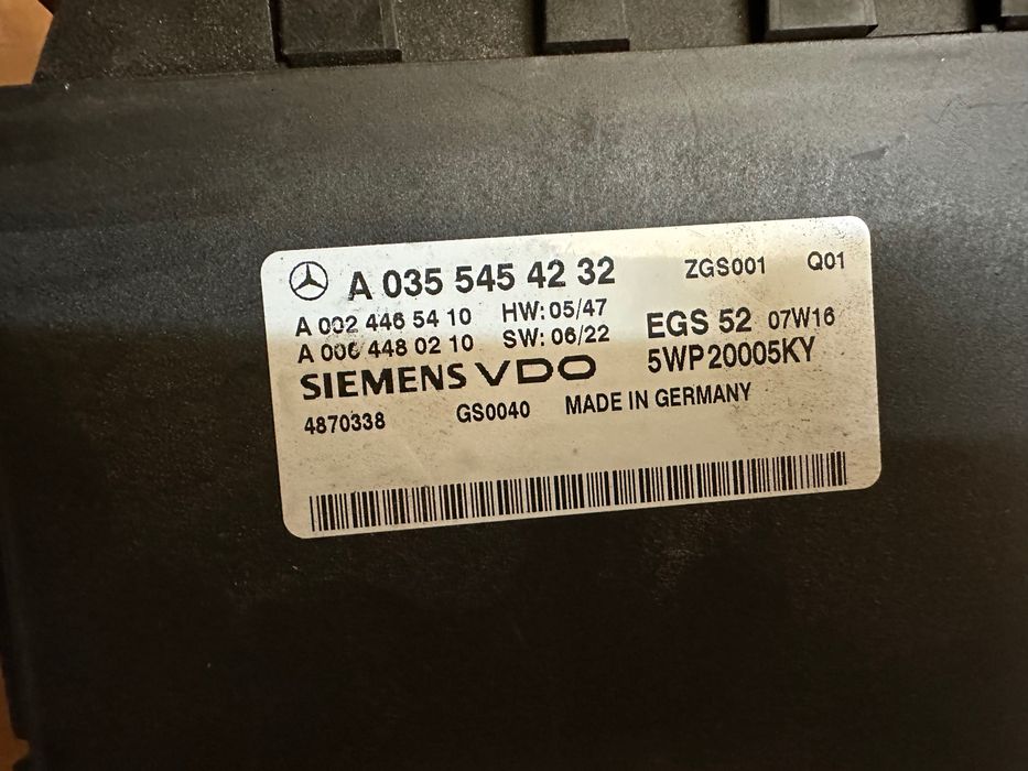 Módulo da caixa de velocidades Mercedes W211 E220 CDi A053545.4232