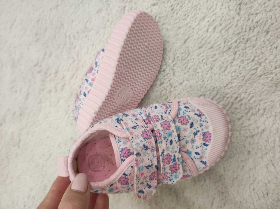 Cool Club, 24 Trampki dziewczęce, różowe, Zdrowa Stopa, Barefoot